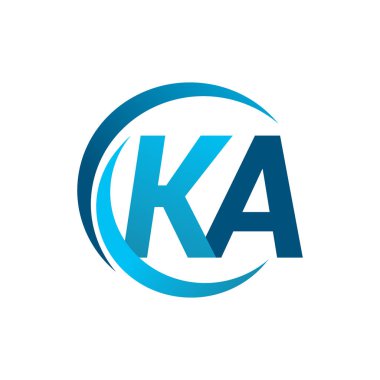 mavi mektuplardan ka vektör çizim