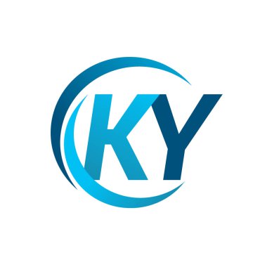 Mavi vektör çizim ky mektuplar