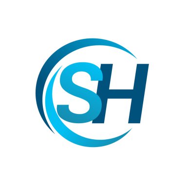 vektör çizimi mavi mektuplardan sh