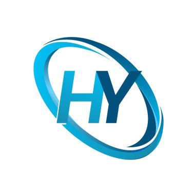 mavi mektuplardan hy vektör çizim