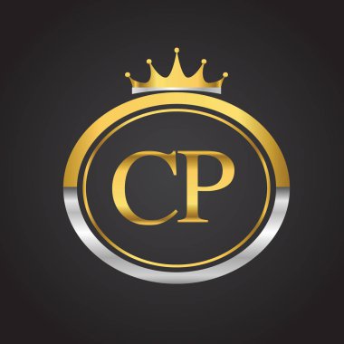 Altın harfler cp vektör çizim