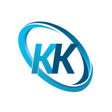 mavi mektuplardan kk vektör çizim