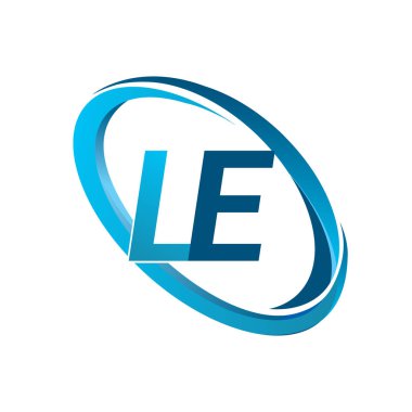 mavi mektuplardan le vektör çizim