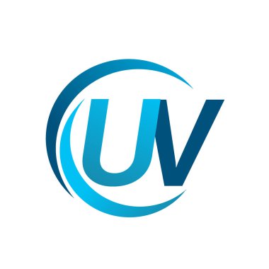 vektör çizim mavi uv mektuplar