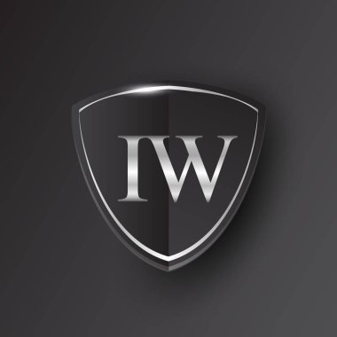 vektör çizim IW mektuplar