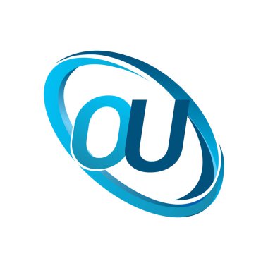 vektör çizim harf ou