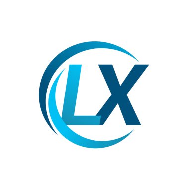 mavi mektuplardan lx vektör çizim