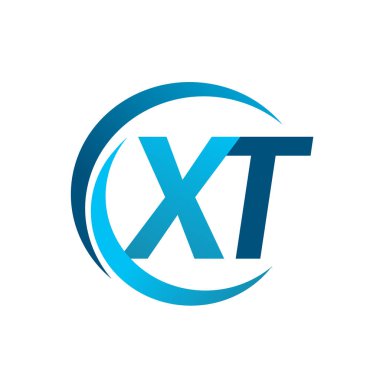 mavi mektuplardan xt vektör çizim