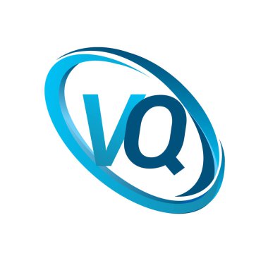 mavi mektuplardan vq vektör çizim