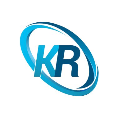 mavi mektuplardan kr vektör çizim