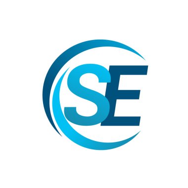 mavi mektuplardan se vektör çizim