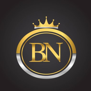 Altın harfler bn vektör çizim