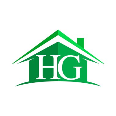 harfler HG ile gayrimenkul vektör Illustration