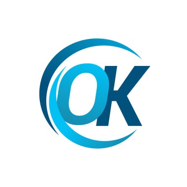 mavi mektuplardan Tamam vektör çizim