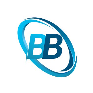 mavi mektuplardan bb vektör çizim