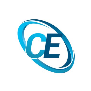 Mavi vektör çizim ce mektuplar