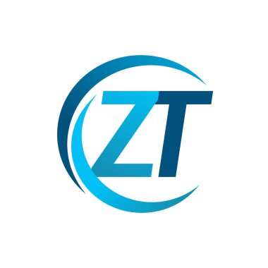 mavi mektuplardan zt vektör çizim