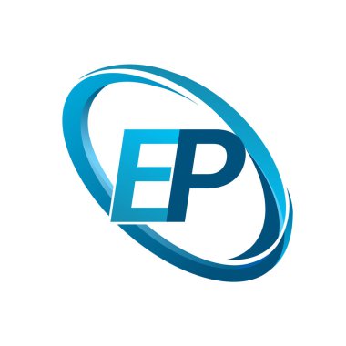 mavi mektuplardan ep vektör çizim