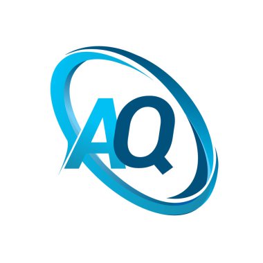 mavi mektuplardan aq vektör çizim