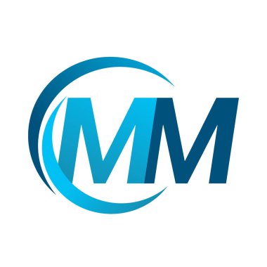 mavi mektuplardan mm vektör çizim