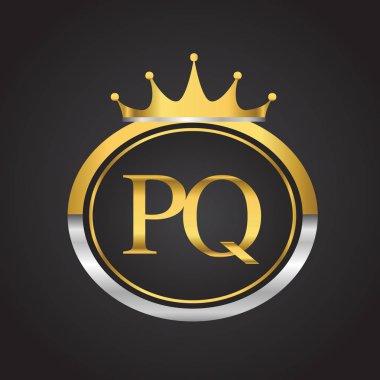 pq vektör çizim altın harfler