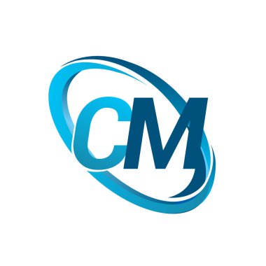 mavi mektuplardan cm vektör çizim