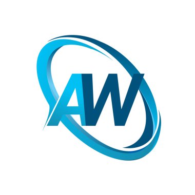 illüstrasyon mavi mektup Ah vektör