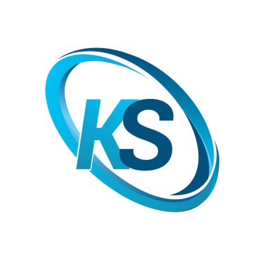 mavi mektuplardan ks vektör çizim