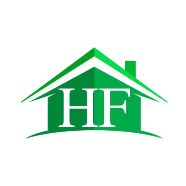 harfler HF ile gayrimenkul vektör Illustration