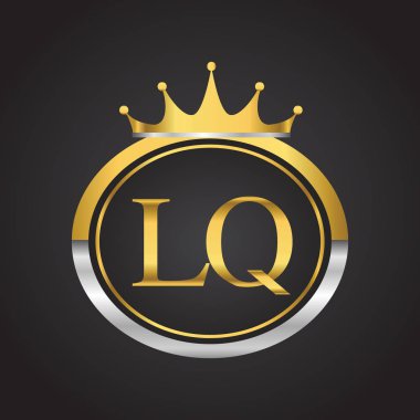 Altın harfler lq vektör çizim
