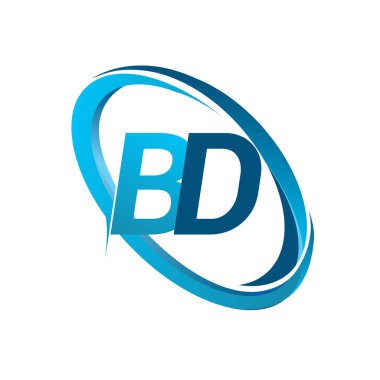 mavi mektuplardan bd vektör çizim