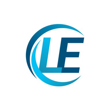 mavi mektuplardan le vektör çizim