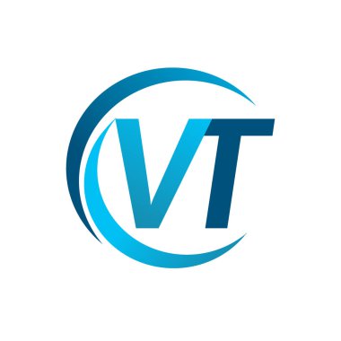 Mavi vektör çizim vt mektuplar