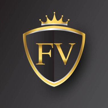 Altın harfler fv vektör çizim