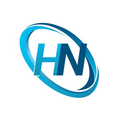 Mavi vektör çizim hn mektuplar