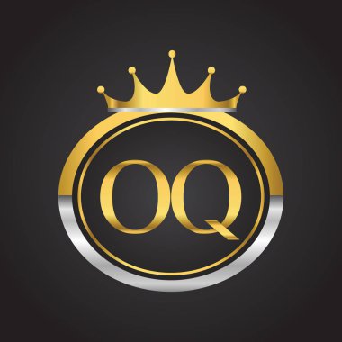 Altın harfler oq vektör çizim