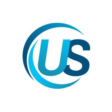 Mavi vektör çizim bize mektup