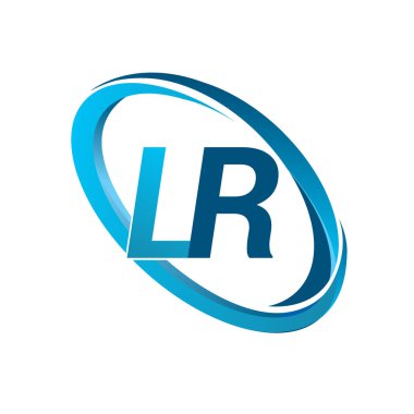 mavi mektuplardan lr vektör çizim