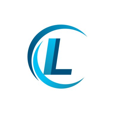 Mavi vektör çizim Il mektuplar