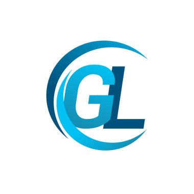 mavi mektuplardan gl vektör çizim