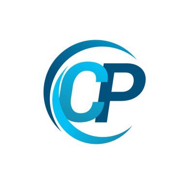 mavi mektuplardan cp vektör çizim