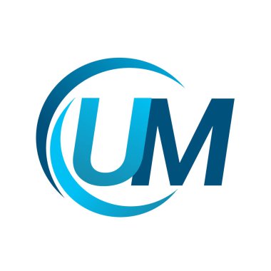 illüstrasyon mavi mektup um vektör