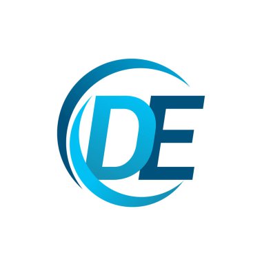 mavi mektuplardan de vektör çizim