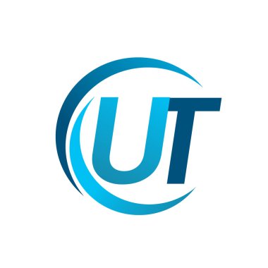 mavi mektuplardan ut vektör çizim