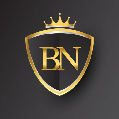 Altın harfler bn vektör çizim