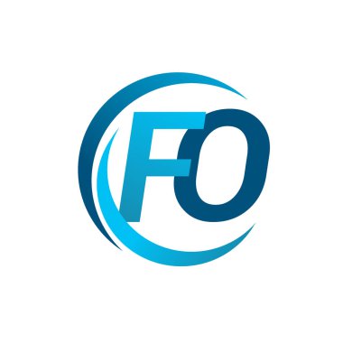 Mavi vektör çizim fo mektuplar