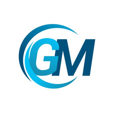 mavi mektuplardan gm vektör çizim