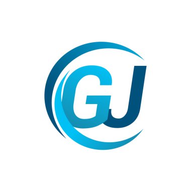 mavi mektuplardan gj vektör çizim