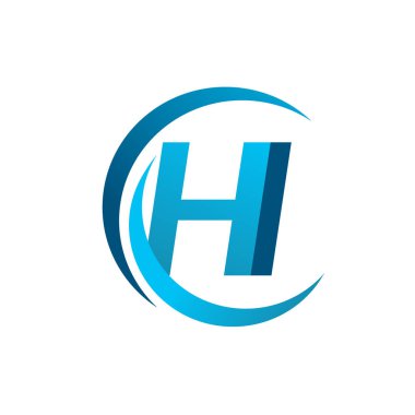 vektör çizimi mavi mektuplardan Merhaba