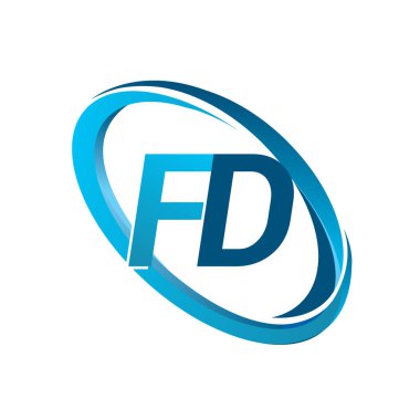 Mavi vektör çizim fd mektuplar